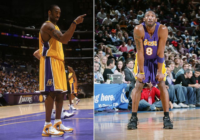Hai mẫu PE khác của Air Zoom Huarache 2K5 cho Kobe Bryant.