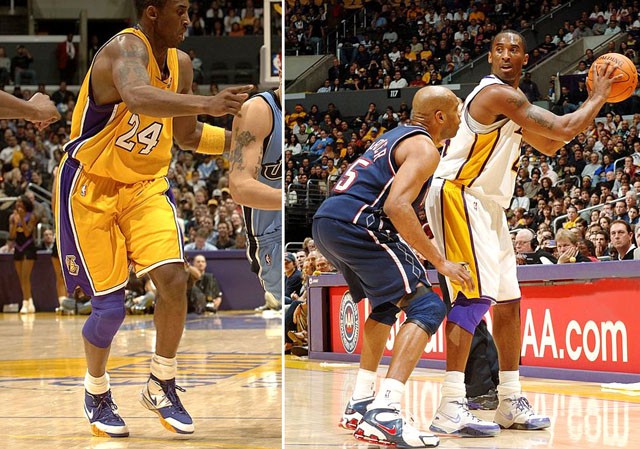 Kobe Bryant cùng số áo 24 mới khi bước vào mùa giải 2006-2007.