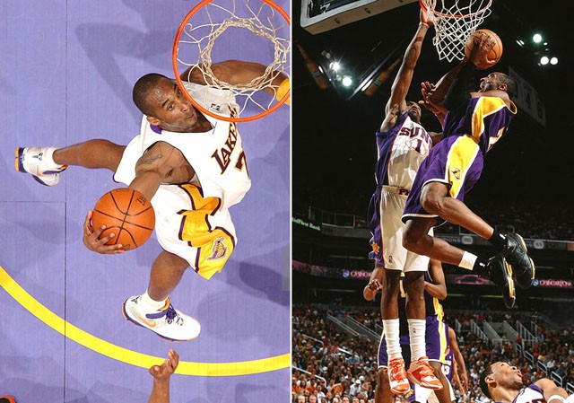 Các phối màu PE được làm riêng cho Kobe Bryant.