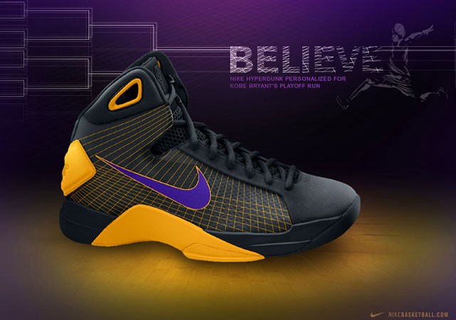 Hình ảnh quảng cáo cho Nike Hyperdunk 2008.