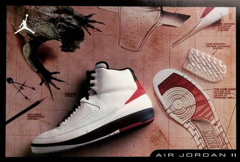 Poster nguyên bản năm 1986 của Air Jordan II.