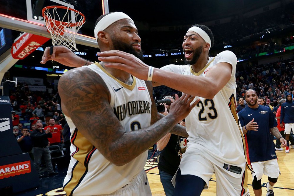 Chặng đường đã qua của New Orleans Pelicans có công lớn của Cousins và Davis.