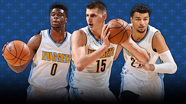 Bộ khung trẻ Mudiay - Jokic - Murray.