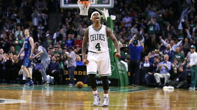 Isaiah Thomas vừa có một mùa giải bùng nổ tại TD Garden.