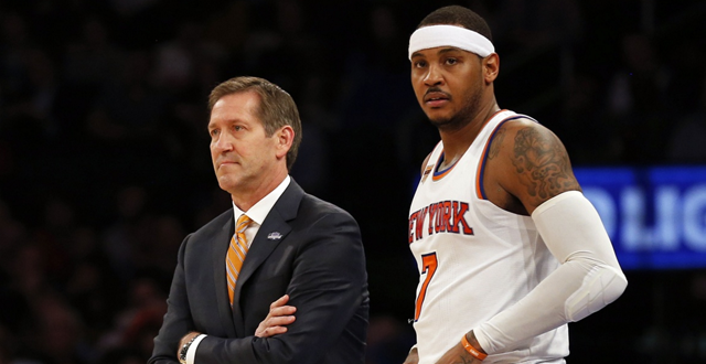 Liệu Jeff Hornacek có còn cùng thuyền với Carmelo Anthony ở mùa giải tới?