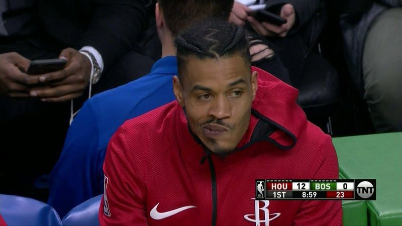 Ống kính máy quay hướng đến Gerald Green trong trận đấu gặp Boston Celtics.
