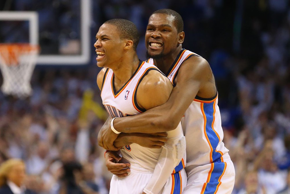 Kevin Durant và Russell Westbrook sẽ tiếp tục được tái hợp.