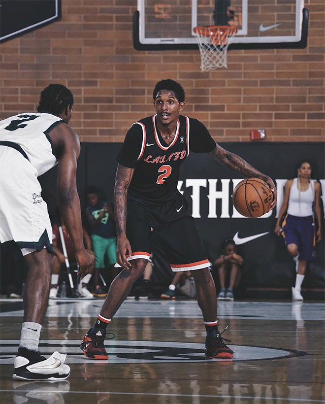 Lou Williams, tân binh của Los Angeles Clippers thi đấu tại Drew League