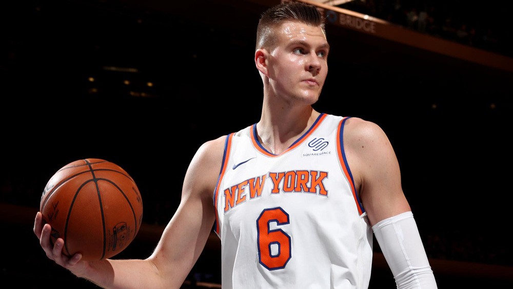 Kristaps Porzingis đang rất nản lòng về thành tích của New York Knicks.