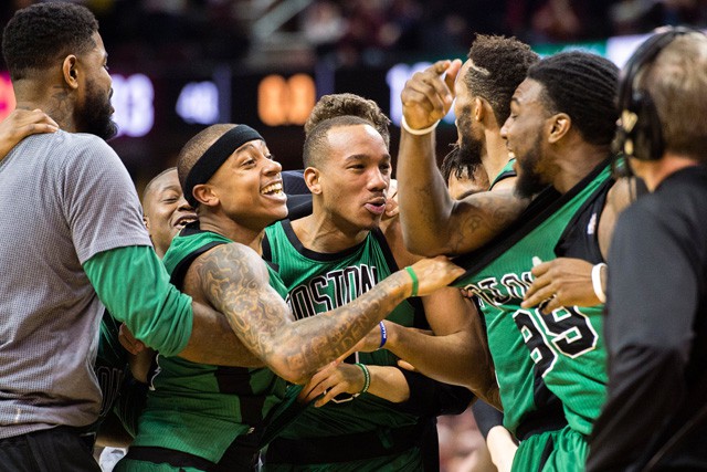 Nụ cười này liệu sẽ còn khi Isaiah Thomas trở lại TD Garden với tư cách là một cầu thủ Cavaliers?