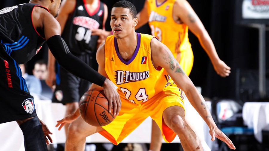 Gerald Green chơi tại D-League cho Los Angeles D-Fenders.