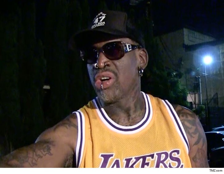 Rodman bị cảnh sát Los Angeles đưa ra cảnh báo.