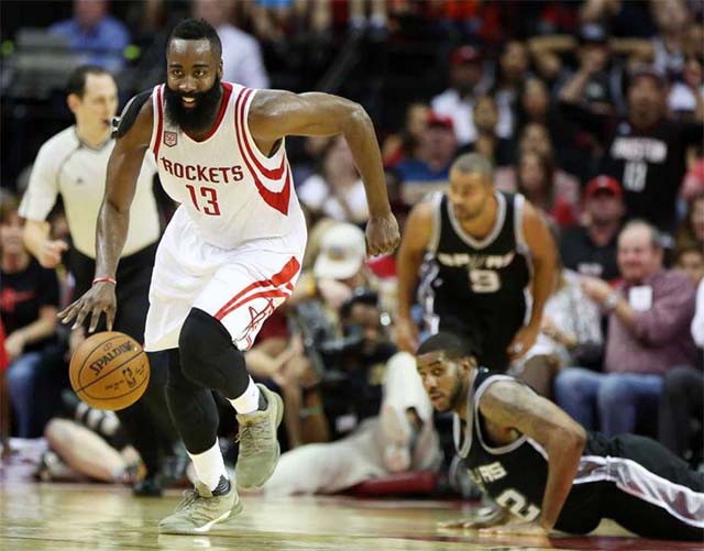 James Harden vẫn xuất sắc nhưng chưa đủ để giúp Houston có trận thắng thứ 11 liên tiếp.