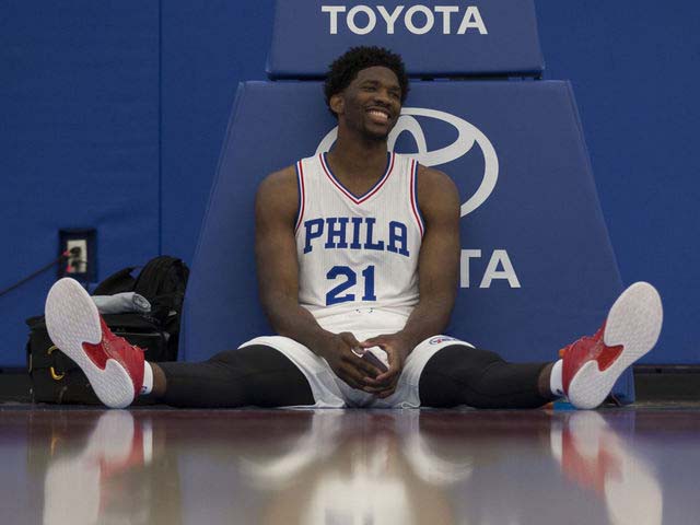 Trung phong mới chơi năm đầu tiên ở NBA (rookie), Joey Embiid đang có phong độ cao và là niềm hi vọng của Sixers. 