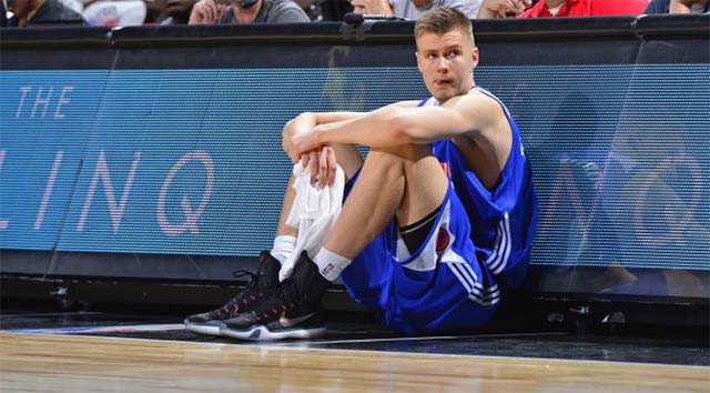 Kristaps Porzingis đang trên đường thành siêu sao NBA.