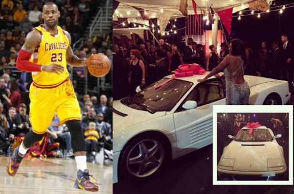 LeBron James tặng siêu xe thể thao cho vợ.