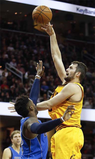 Kevin Love đang cho thấy phong độ đáng sợ như hồi anh còn thi đấu cho Minnesota.
