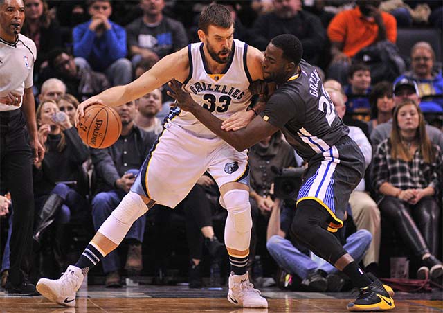 Marc Gasol thể hiện bản lĩnh của trung phong hay nhất NBA hiện nay