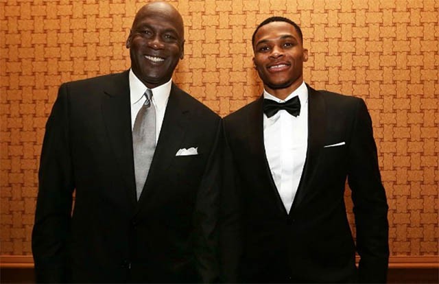 Michael Jordan và Russell Westbrook