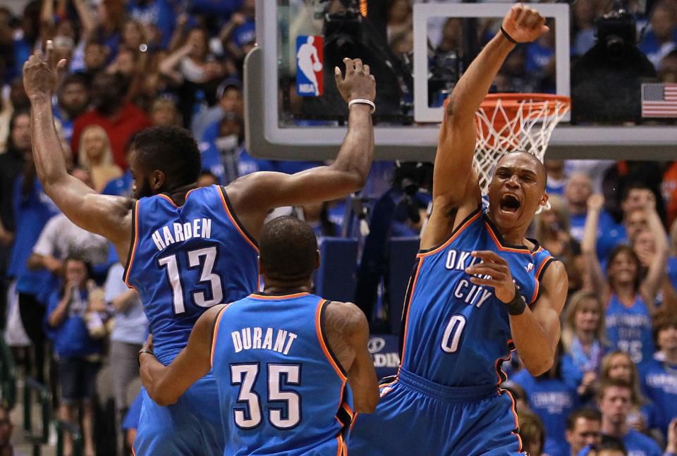 Ký ức hạnh phúc của cả 3 khi còn ở OKC.