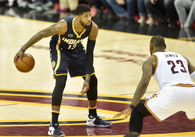 Paul George luôn khiến LeBron James và Cavaliers hết sức e ngại