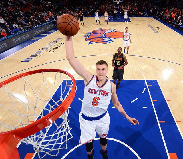 Porzingis đã bắt đầu vào guồng.
