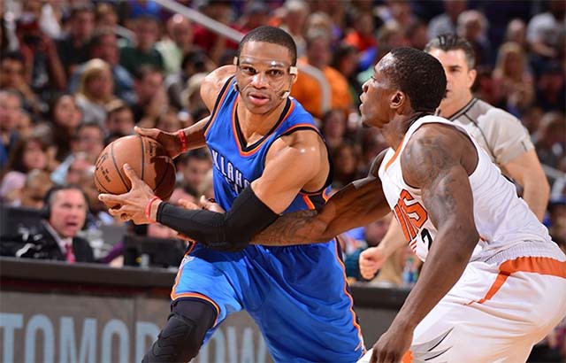 Liệu Suns có phải là đội đầu tiên ngăn cản bước chân của Westbrook cùng Oklahoma Thunders?