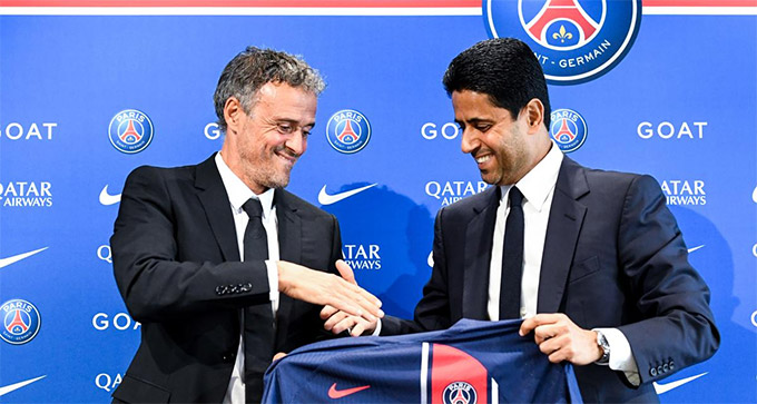 Khelaifi tin rằng Enrique là HLV hoàn hảo cho việc tiêu diệt nền văn hóa “hào nhoáng bề ngoài” của PSG