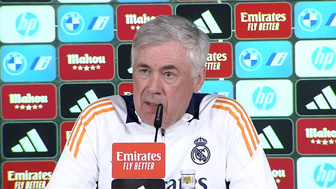 HLV Ancelotti vẫn đang rất mơ hồ về tương lai