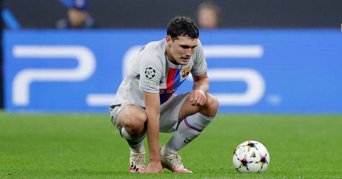 Andreas Christensen mới ra sân có 27 phút cho Barca từ đầu mùa