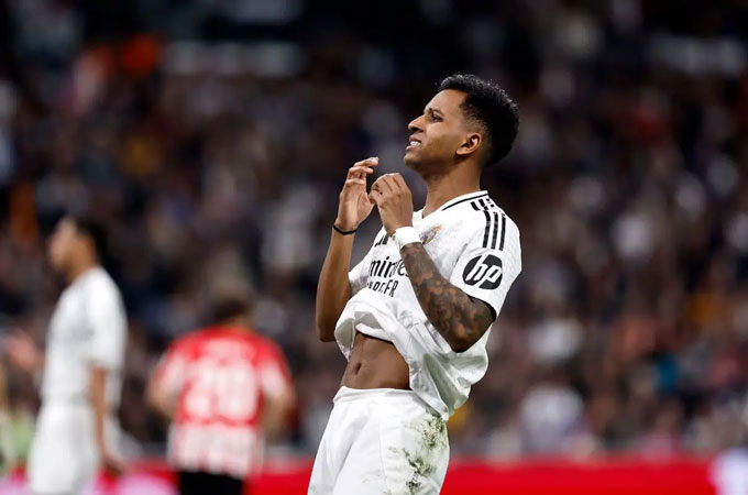 Rodrygo sẽ bị loại khỏi đội hình