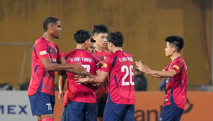Công an Hà Nội được lùi lịch đá V.League để chuẩn bị cho trận đấu ở giải vô địch các câu lạc bộ Đông Nam Á - Ảnh: VPF