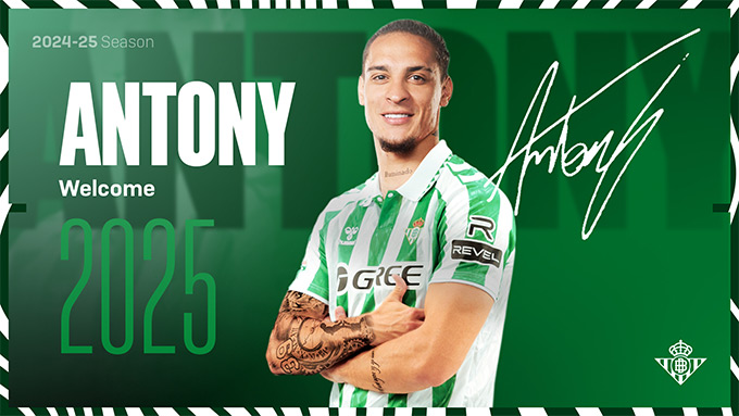 Antony được ủy ban kỷ luật của La Liga xóa thẻ