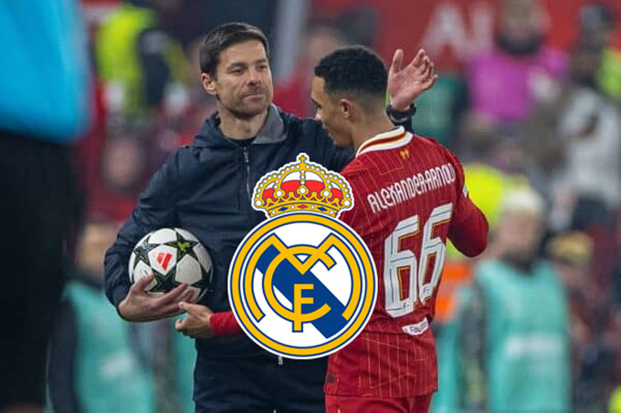 Alonso có thể trở thành HLV của Alexander-Arnold tại Real Madrid