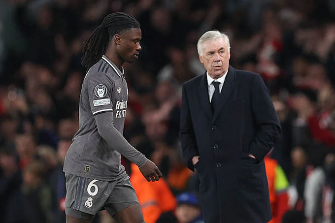 Ancelotti sẽ mất Camavinga ở lượt về do án treo giò