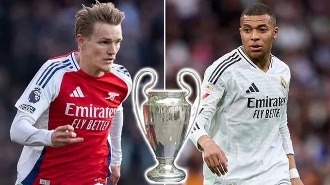 Arsenal vs Real Madrid là cặp đấu tâm điểm của vòng tứ kết Champions League.