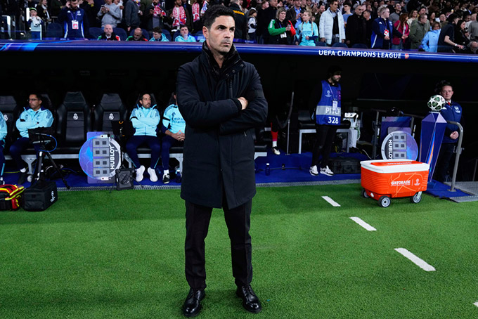 Arteta tại Bernabeu 