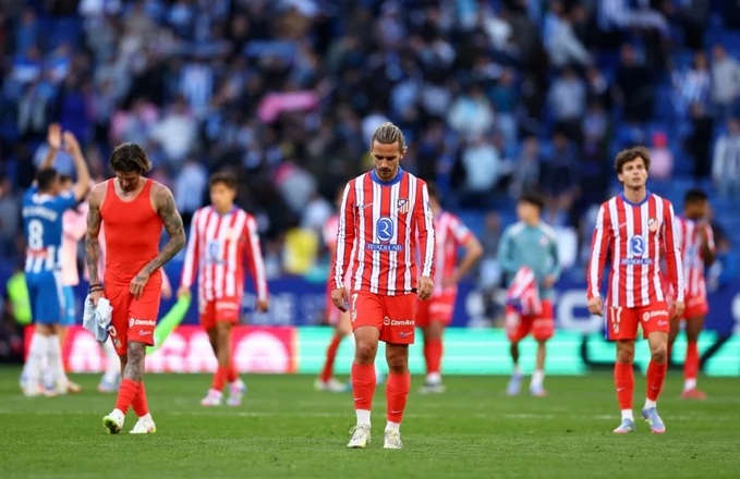 Thể lực sa sút khiến Atletico không đua tranh được với các đối thủ.