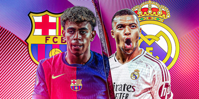 'Trận chung kết' Barca vs Real Madrid ở La Liga diễn ra vào giờ siêu đẹp