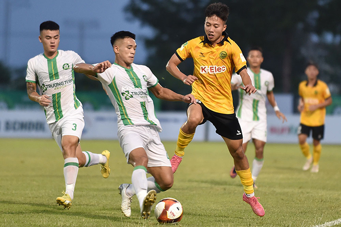 PVF-CAND được đánh giá có ưu thế hơn so với Bình Phước trong cuộc đua play-off. Ảnh: Bình Phước FC