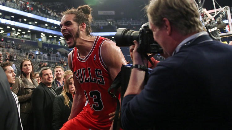 Sự nhiệt huyết của Noah như còn thi đấu cho Chicago Bulls giờ không còn nữa
