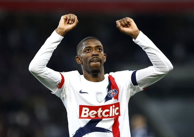 Dembele đang có mùa giải thăng hoa nhất sự nghiệp