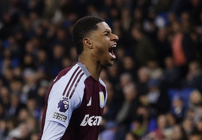 Rashford đang hồi sinh tại Aston Villa