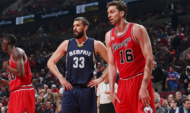Anh em Gasol chưa từng đối đầu ở Play-off