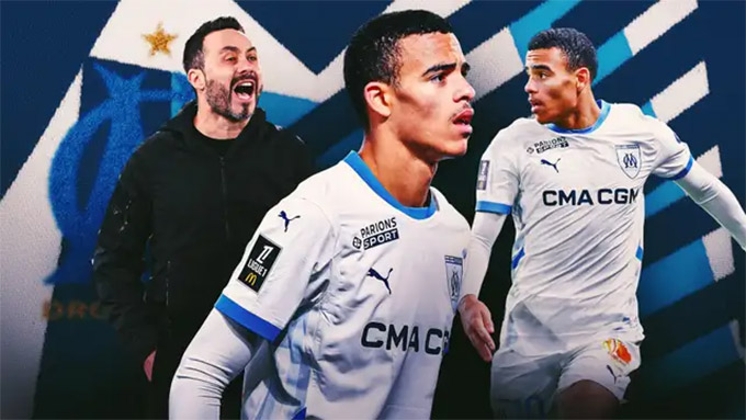 Mason Greenwood bị CĐV Marseille "đuổi đi"