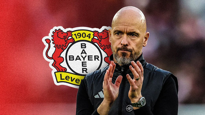 Ten Hag được Leverkusen nhắm tới thay Alonso
