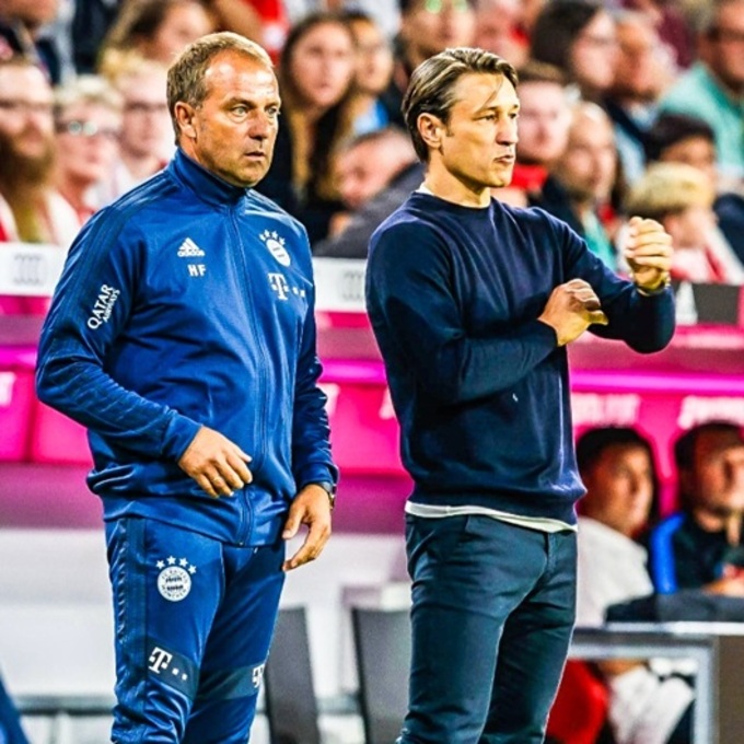 Flick từng là "đệ cũ" của HLV Niko Kovac ở Bayern Munich