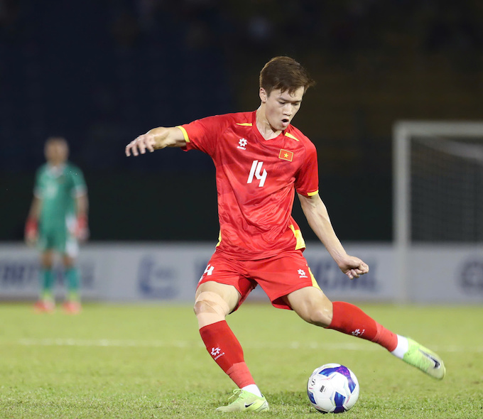 Hoàng Đức vừa nhận được lời mời đặc biệt từ Man City - Ảnh: Anh Khoa