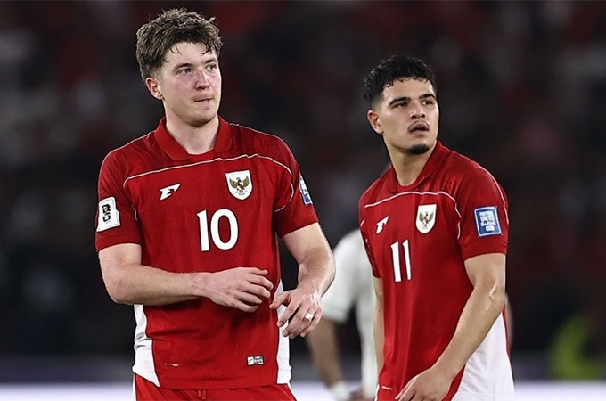 Indonesia thắp sáng cơ hội giành vé dự World Cup 2026 sau chiến thắng trước Bahrain 