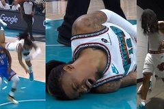 NBA Playoffs 2025: Ja Morant bị phạm lỗi nguy hiểm, rời sân trong đau đớn